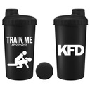 KFD Shaker PRO Train Me Harder čierny 700 ml