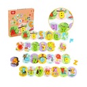 TOOKY TOY Drevené puzzle Montessori Puzzle Na