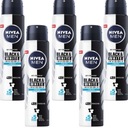 NIVEA pánsky antiperspirant Black&White 5x250ml