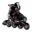 Nastaviteľné kolieskové korčule RED SOLID INLINE KORČULE 39-42