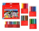 FABER CASTELL Zipsové ceruzkové pastelky 60 farieb