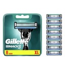 Gillette Mach3 8x originálne kazety do žiletiek a nožov