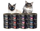 Premium notoci Valley Wet Food for Cat Mix Chuť 12x185g