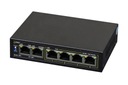 PoE switch Pulsar S64 6-port pre 4 IP kamery IP PoE monitoring 2x UP LINK