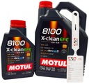 MOTUL 8100 X-CLEAN 5W30 EFE MB229,52 BMW LL-04 6L