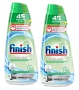 Finish All-in-1 MAX Gél do umývačky riadu 900ml Zero 0% x2