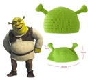 ČIAPKA SHREK, ZELENÁ ZIMA S UŠAMI, VTIPNÁ, UNIVERZÁLNA, 50-60 cm, PLOŠNÁ