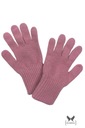 GLOVES*01 vlnená dámska zimná jaseňová ruža