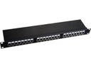 Patchpanel STP cat.5e 19 palcový 1U 24xRJ45 LSA