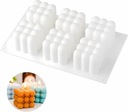 Silikónová forma na výrobu Candles Case Selle Bubble 6x6cm