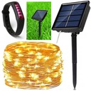 Drôtené lampy 100 LED Solar GARDEN Garland