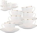 12x Bella Cup porcelánové šálky na kávu