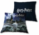 Vankúš 40x40 Harry Potter čierny modrý dvojitý