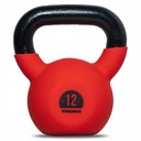 Thorn+Fit 12kg liatinový kettlebell s pogumovaným povrchom