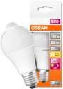 LED žiarovka E27 9W 60W 2700K Senzor pohybu OSRAM