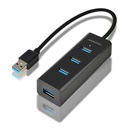 HUE-S2B 4-portový nabíjací rozbočovač USB 3.2 Gen 1,