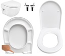 Meridian Nexo WC doska s pomalým zatváraním Iryda universal U duroplast