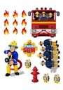 Fondánová potlač na tortu Fireman Sam