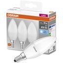 LED SVIEČKOVÁ žiarovka E14 5W = 40W 4000K OSRAM 3PAK