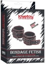 LOVETOY HANDCUFFS putá ECO KOŽA BDSM fetiš