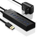 UGREEN Adaptér 7v1 US219 USB HUB na 7x USB 3.0 2A