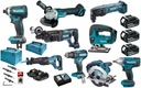 MAKITA COMBO SADA 9KS NÁRADIA 18V 5xAKU