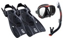 TUSA SET POWERVIEW MASKA Snorkel FINS M 35-42