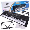 VEĽKÁ ORGÁNOVÁ KLÁVESNICA PIANO NA UČENIE 61 KLÁVES USB MP3