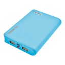 Modrá 4X18650 USB nabíjačka Power Bank Storage