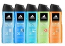 Adidas Men sprchový gél 400ml 3v1 MIX 5 ks