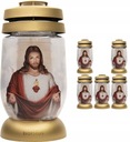 Bolsius Candle Lantern Sklenené sviečky JESUS ​​​​2 - A'6