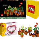 LEGO ICONS VALENTÍNSKA SADA KVETY DARČEKOVÉ MALÉ RASTLINY 10329 + 40638