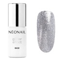 Neonail Glitter Effect Base Silver Twinkle pre hybridné laky na nechty 7.2