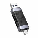 Čítačka pamäťových kariet Orico USB + USB-C TF/SD