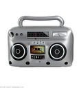 Nafukovací Boombox Disco Boombox Rádio magnetofón Jazvečík 80. roky 90. roky