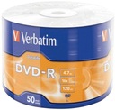 Disky VERBATIM DVD-R DataLife 4,7 GB 50 ks.