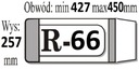 NASTAVITEĽNÝ OBAL KNIHY R66 (50ks) IKS