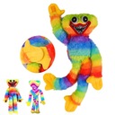 Huggy Wuggy Rainbow Plyšový maskot so suchým zipsom 43 cm