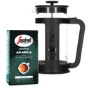 Darčeková súprava mletej kávy French Press Bialetti + Segafredo Arabica