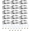 15x VODEODOLNÁ LAMPA LED FASÁDNA NÁSTENNÁ LAMPA LED E27 SVIETIDLÁ