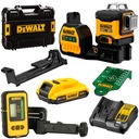 Laser 12/18V zelený DeWALT DCE089D1G18 + detektor