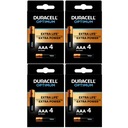 16x ALKALICKÉ BATÉRIE DURACELL OPTIMUM DURALOCK LR3 R3 V: 1,5 AAA