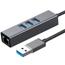 USB ETHERNETOVÝ ADAPTÉR SIEŤOVÁ KARTA LAN HUB USB GIGABIT RJ45