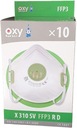 Protiprachová maska ​​Oxyline POLMASK OXYLINE X 310 SV FFP3 R D polomaska