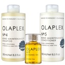 OLAPLEX rekonštrukčná sada č.4 + č.5 + olej č.7