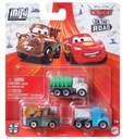 CARS MINI CARS MATTEL DISNEY 3-balenie Mater, Erin Kindafast Szaruś