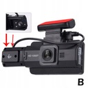 3-palcová kamera HD 1080P Dash Cam 170 Wide