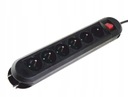 COMFORT 6GN POWER STRIP 3m Čierna HAMA