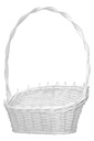 Prútený darčekový kôš White Basket