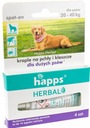 Happs Herbal kvapky proti blchám a kliešťom 20kg-40kg